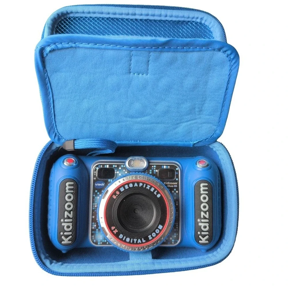 VTech Kidizoom Duo DX Blue With Case 4x Digital Zoom 5 Megapixels With Casemate - Picture 2 of 5